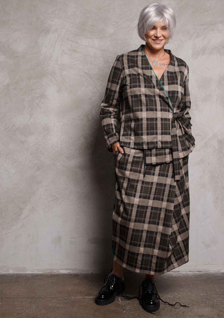 Юбка с запахом