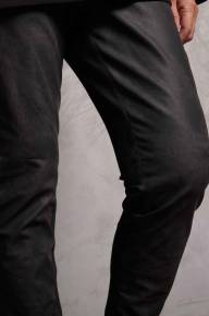 Брюки комбинированные с кожей - Брюки комбинированные с кожей