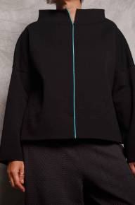 Джемпер с дублированным воротом - Джемпер с дублированным воротом