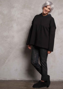 Cвитшот с отрезными рукавами