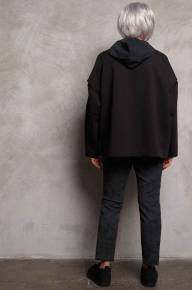 Cвитшот с отрезными рукавами - Cвитшот с отрезными рукавами