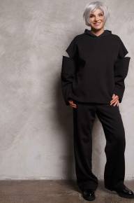 Брюки трубы с плащевкой - Брюки трубы с плащевкой