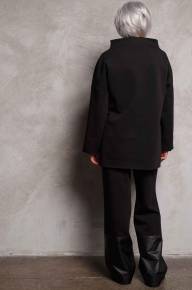 Брюки трубы с плащевкой - Брюки трубы с плащевкой