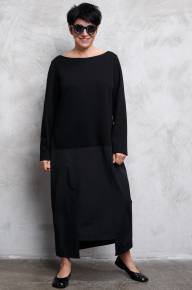 Платье бохо комбинированное - Платье бохо комбинированное