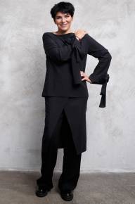 Брюки с юбкой на симметричный запах - Брюки с юбкой на симметричный запах