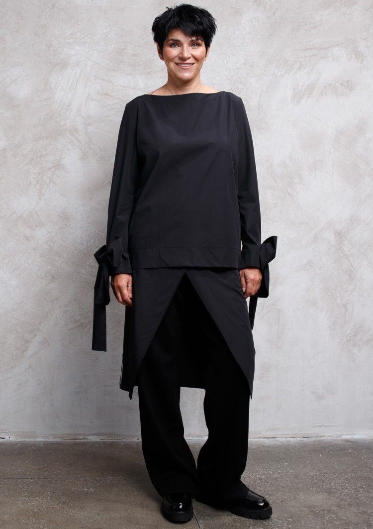 Брюки с юбкой на симметричный запах