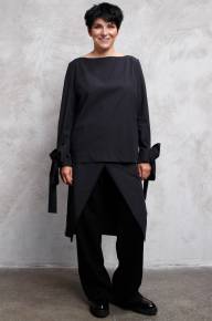 Брюки с юбкой на симметричный запах - Брюки с юбкой на симметричный запах