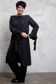 Брюки с юбкой на симметричный запах - Брюки с юбкой на симметричный запах