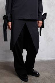 Брюки с юбкой на симметричный запах - Брюки с юбкой на симметричный запах