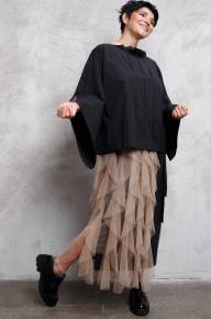 Джемпер с фигурными рукавами - Джемпер с фигурными рукавами