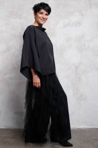 Джемпер с фигурными рукавами - Джемпер с фигурными рукавами