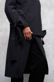 Джемпер с горловиной лодкой и бантами - Джемпер с горловиной лодкой и бантами