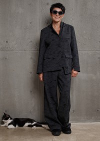 Пиджак бохо разрезной