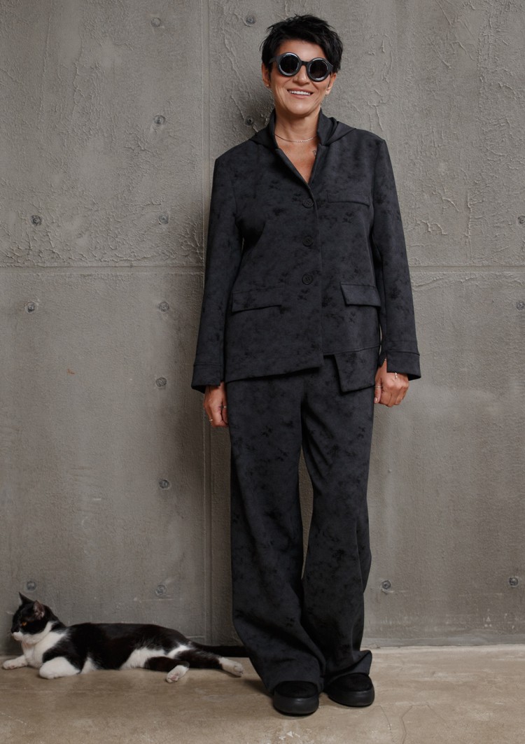 Пиджак бохо разрезной