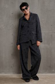 Пиджак бохо разрезной - Пиджак бохо разрезной