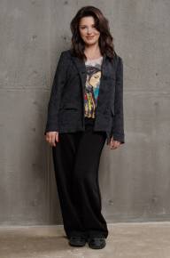 Пиджак бохо разрезной - Пиджак бохо разрезной