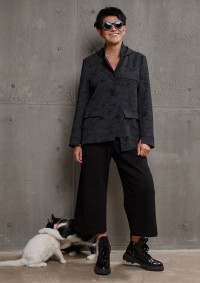 Кюлоты с накладными карманами