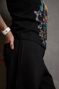 Майка-алкоголичка с принтом - Майка-алкоголичка с принтом