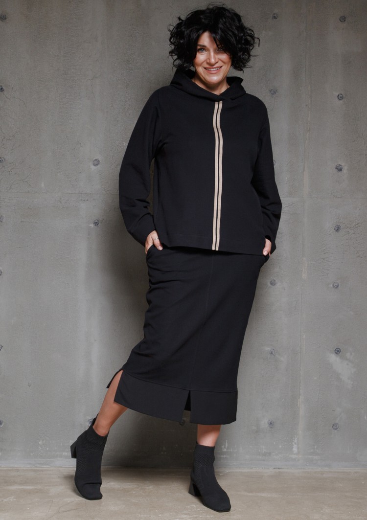 Юбка с манжетой