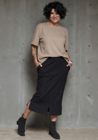 Джемпер с дублированными рукавами