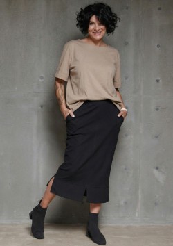 Джемпер с дублированными рукавами