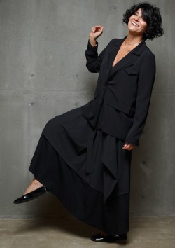 Юбка многослойная с запахом