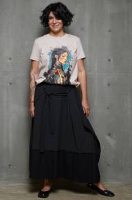 Юбка многослойная с запахом - Юбка многослойная с запахом