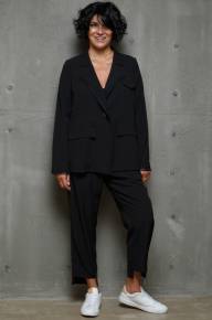 Пиджак свободный с длинным рукавом - Пиджак свободный с длинным рукавом