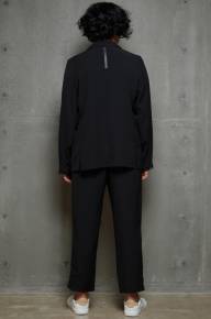 Пиджак свободный с длинным рукавом - Пиджак свободный с длинным рукавом