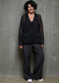 Пиджак свободный с длинным рукавом