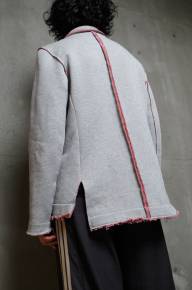 Пиджак свободный с длинным рукавом - Пиджак свободный с длинным рукавом