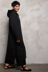 Пальто с контрастным кантом - Пальто с контрастным кантом