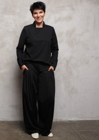 Джемпер со стойкой