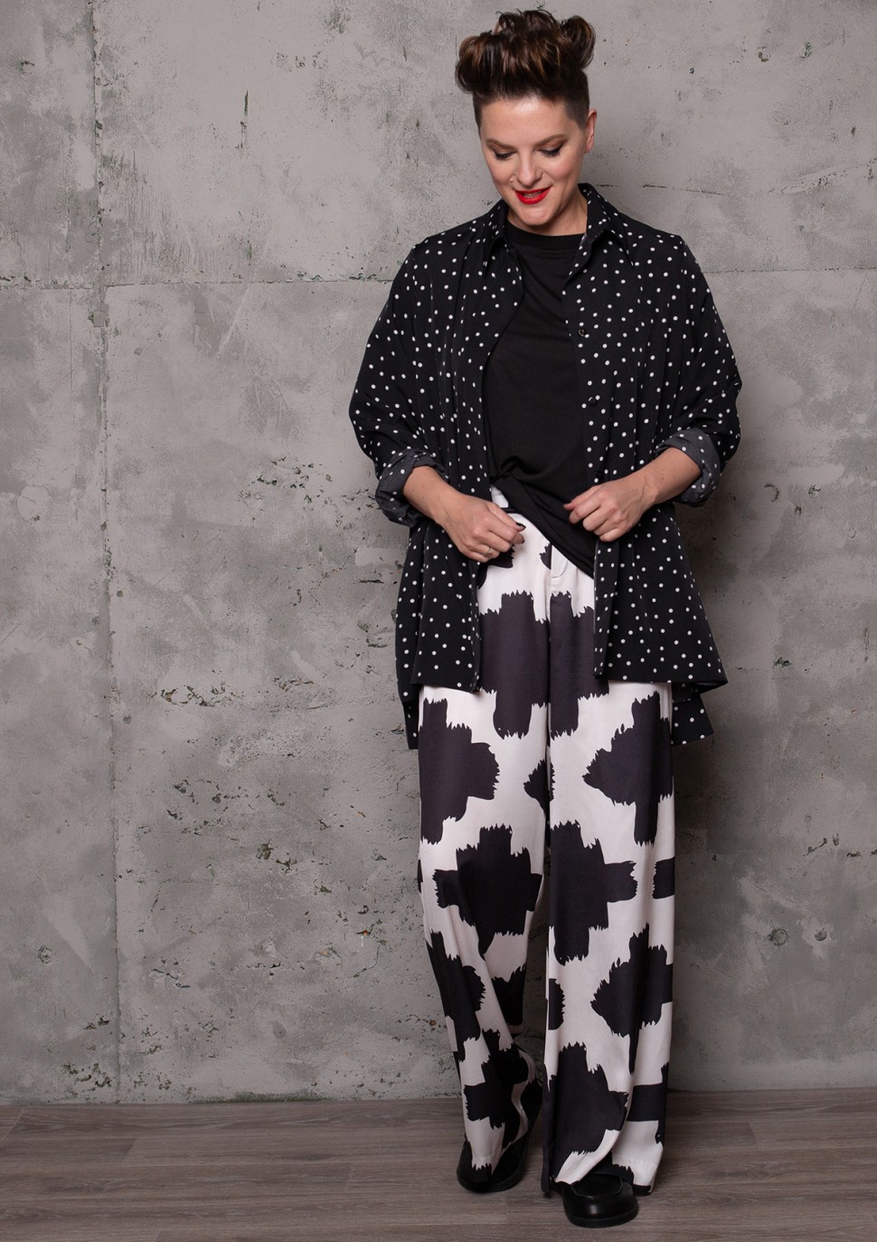 Рубашка "пижамная" с планкой