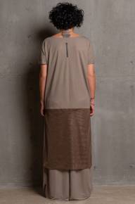 Туника асимметричная с сеткой - Туника асимметричная с сеткой